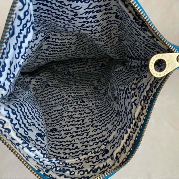 Marc by Marc Jacobs Turquoise Leather Magazine Clutch - Picture 8 of 14